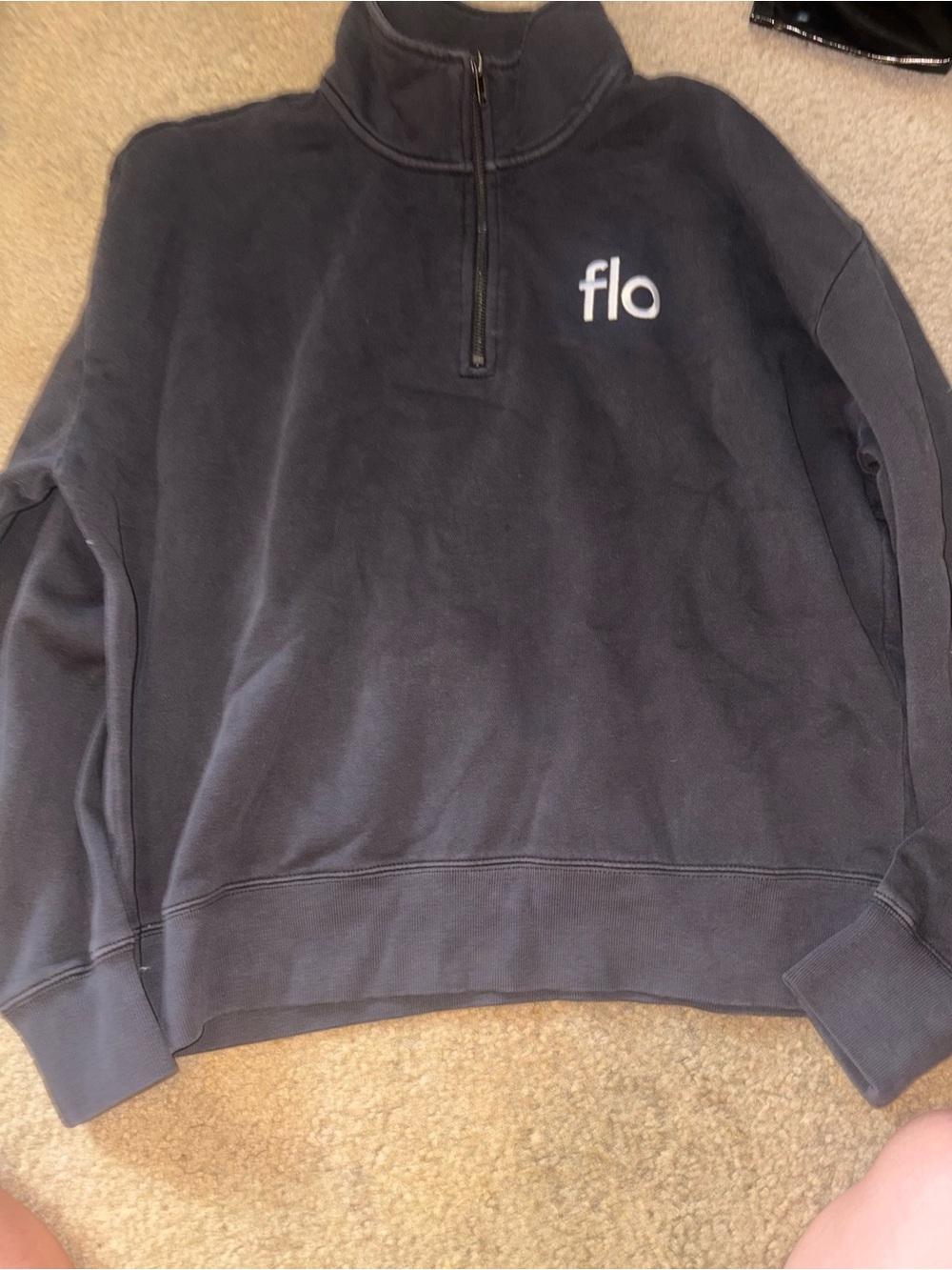 Flo Yoga Studio AS Colour Womens M Faded Quarter Zip Sweatshirt Pilates Sculp